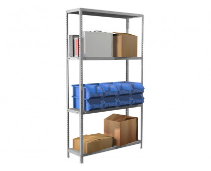 Стеллаж металлический MS Standart 185/100x40/4 Стеллаж металлический MS Standart 185/100x40/4
