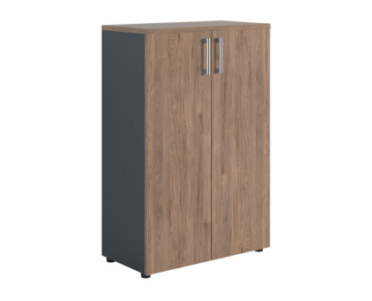 Шкаф NW 1280 закрытый темный орех/антрацит