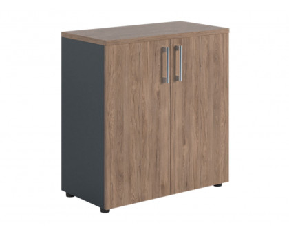 Шкаф NW 0880 закрытый темный орех/антрацит